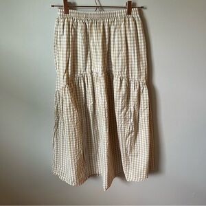 Old Navy Gingham Maxi Skirt